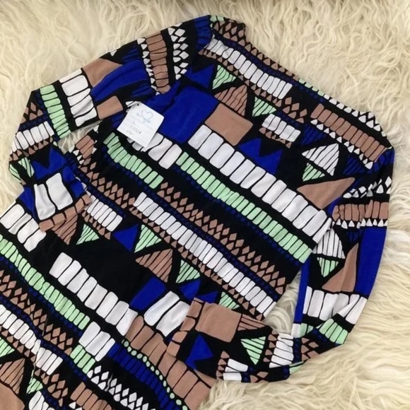 TIBI Printed Mini Dress - Picture 4 of 10